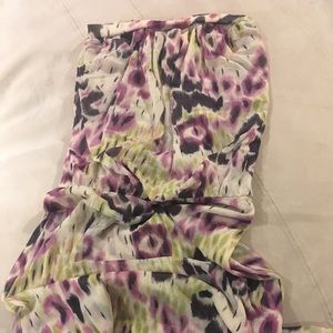 Strapless, flowy summer dress from Evereve